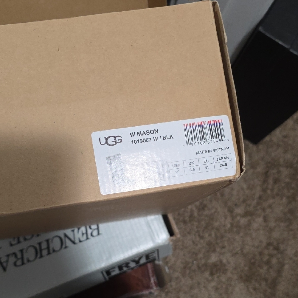 UGG Black Lace-Up Winter Boots - Picture 6 of 8